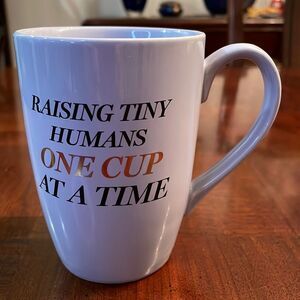 Raising Tiny Humans Indigo Coffee Tea Mug